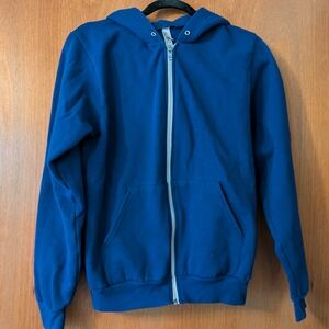 American Apparel Royal Blue Fleece Jacket